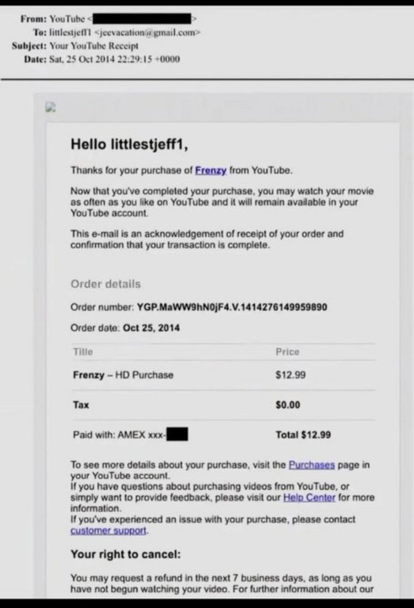 MarioNawfal's tweet photo. Some folks are saying Epstein might still be alive for the wildest reason.

Let's put on our tinfoil hats and deep into this:

The Epstein files include a 2014 YouTube receipt sent to "littlestjeff1" (tied to his email jeevacation gmail) for buying a movie called Frenzy.

When people search "littlestjeff1" on Fortnite Tracker, there's an active account with that exact name.

Plus, that same account bought the in-game cash and is ranked Silver 1 from late 2023 into 2024, years after his official death in 2019.

Could be a coincidence, username reuse, hacked account, or the real deal, what do you think?

Source: @Pirat_Nation