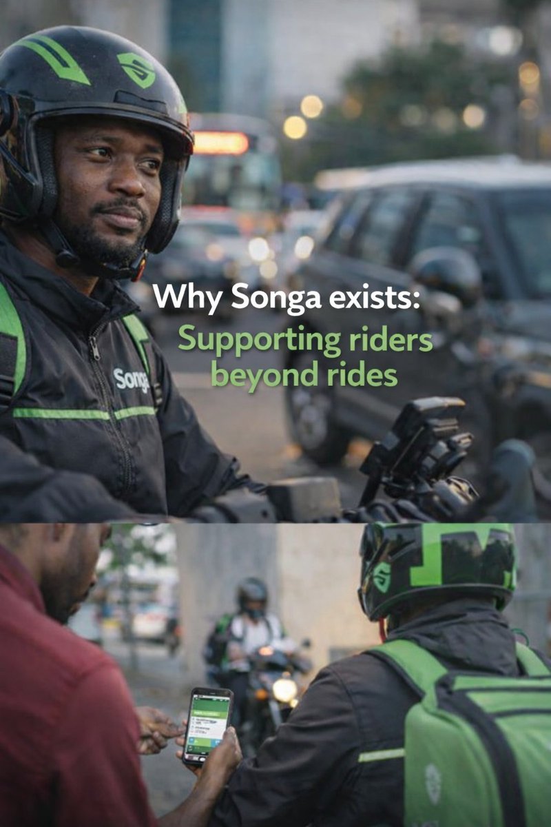 songabusiness's tweet image. Every ride tells a story.
Long days. Real hustle. Real people.
Songa exists to support riders beyond the road. #Songabiz #movingwithyou #techforriders #bodabodake