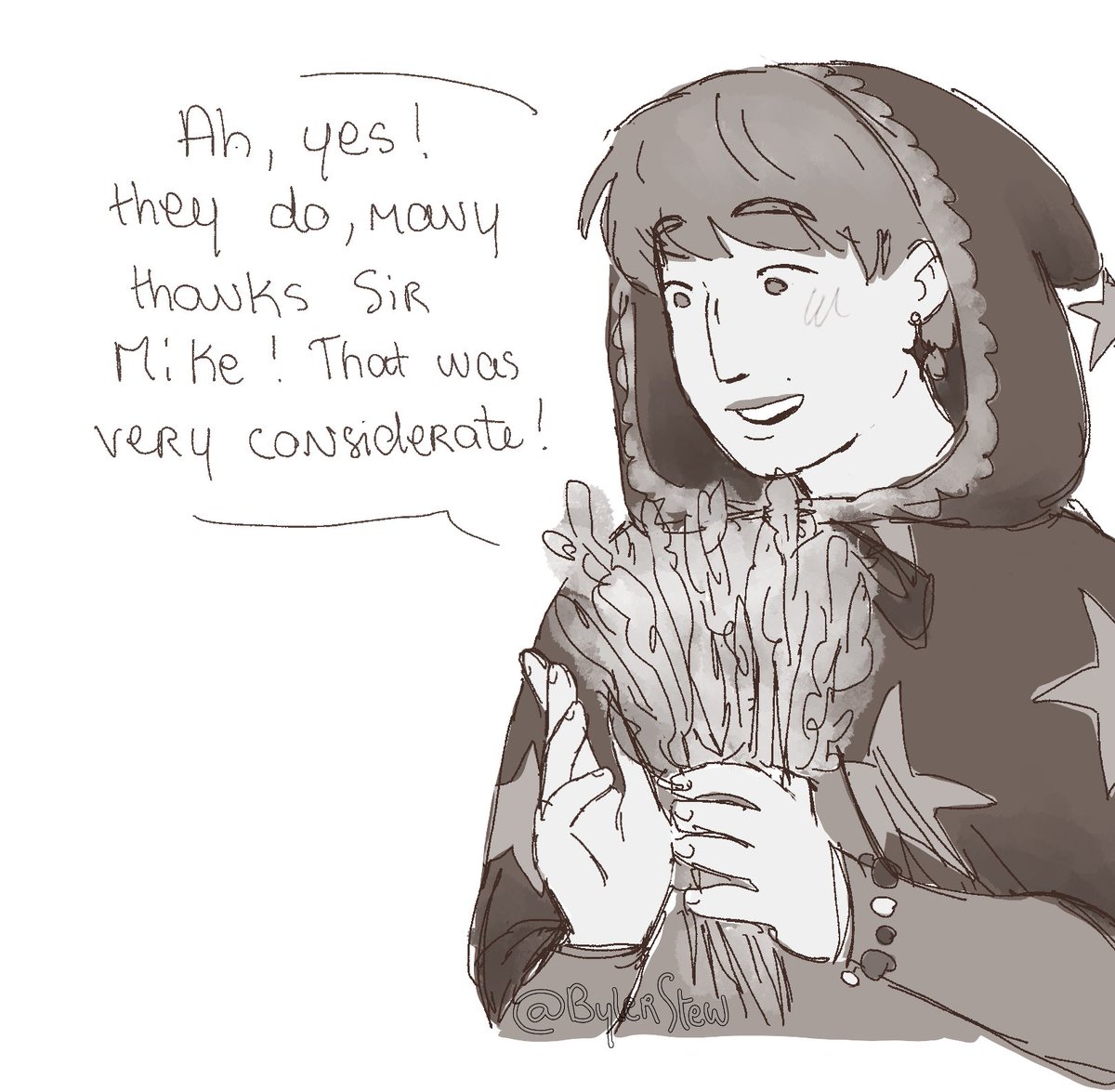 BylerStew_'s tweet image. Cleradin burger 🤤🤤 except the cleric is a bit too cute for Sir Michael… 4/8, next part below