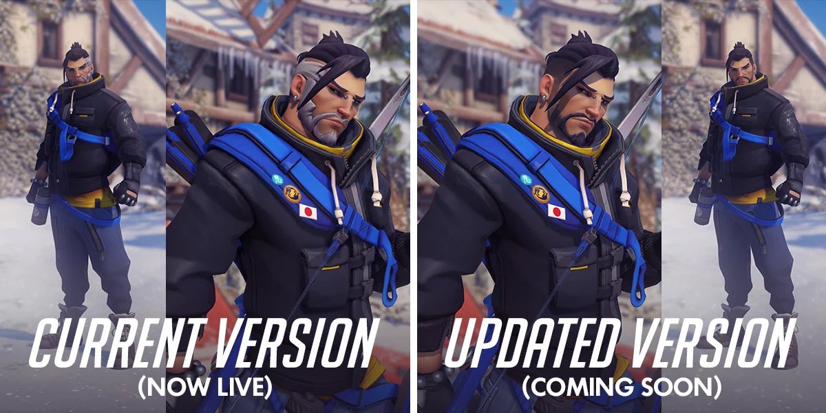 It’s not like Blizzard hasn’t made minor changes to a character model in the past to make it look lore accurate. Take the Hanzo Casual skin for example.

They changed it to make it look like how it did in the original comic after people complained.

So it could be possible.