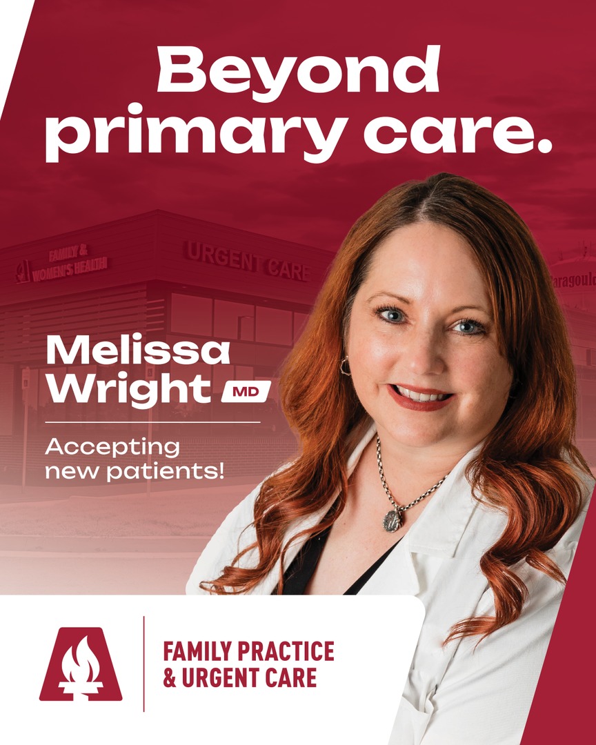 AMMCParagould's tweet photo. Our community deserves exceptional care – and Dr. Melissa Wright delivers. From migraine relief to chronic disease management, she cares for patients of all ages with compassion and expertise. Book a visit with her today! https://t.co/FloVO5eMHI https://t.co/fUqEVud80L