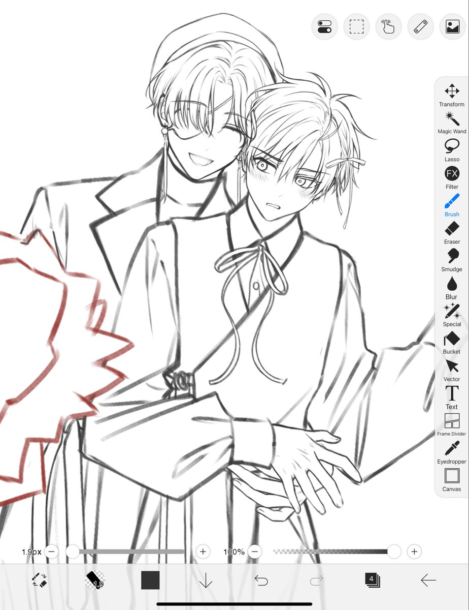 sketch すおさくfor valentine