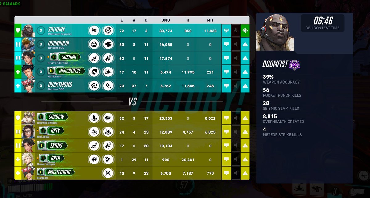 Sloan668's tweet photo. Im so glad clash i being removed from quickplay rotation because wdym this was a 15 minute game https://t.co/88g0pQEQ6u