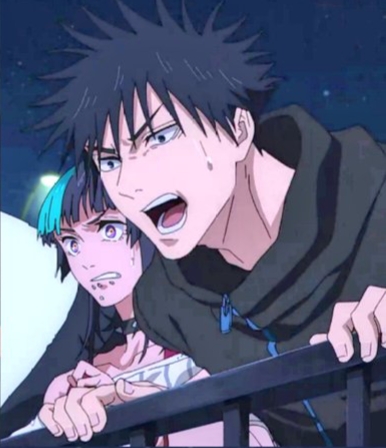 vitalcosmic's tweet image. Megumi is the perfect definition of omega in distress seeing his alpha Yuuji getting beaten up and telling him to lock tf in