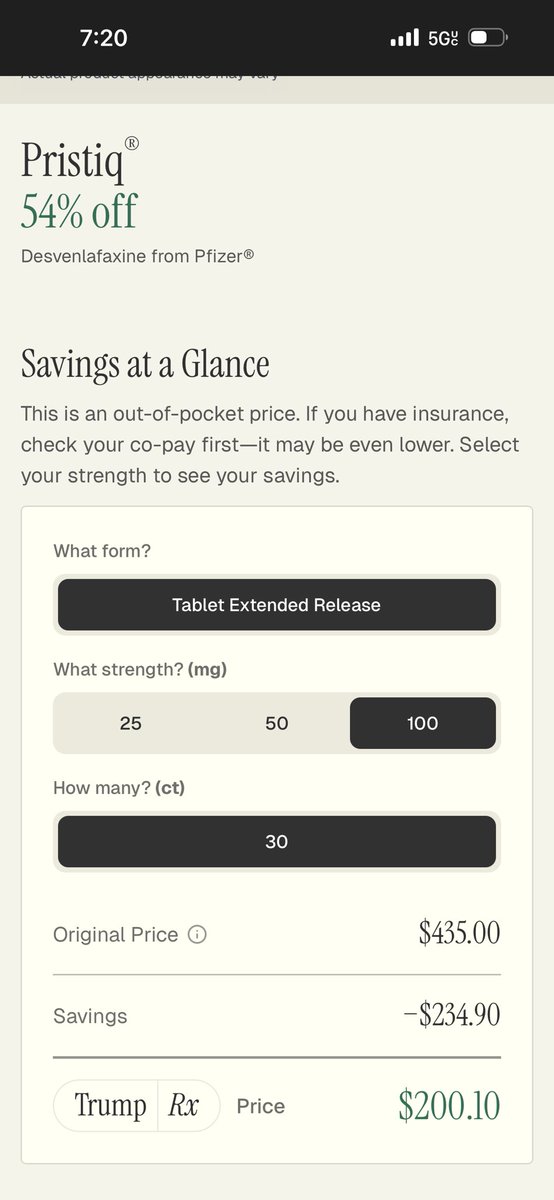 pottspanz's tweet image. This is such a lie! TrumpRX is a scam! Same drug on GoodRX.