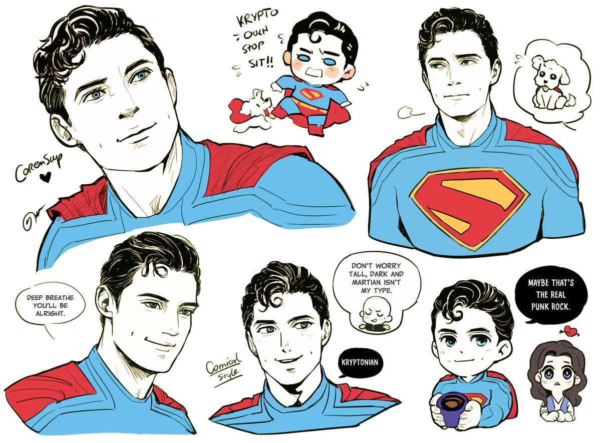 more study of CorenSup ~
He wins both L.L 's heart in one movie. Definitely my best Supe.