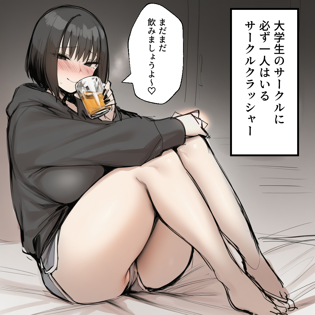 7月から予告だしている、次回配信予定の子です!!
サークルクラッシャーの話は1回作ってみたかったです!! 