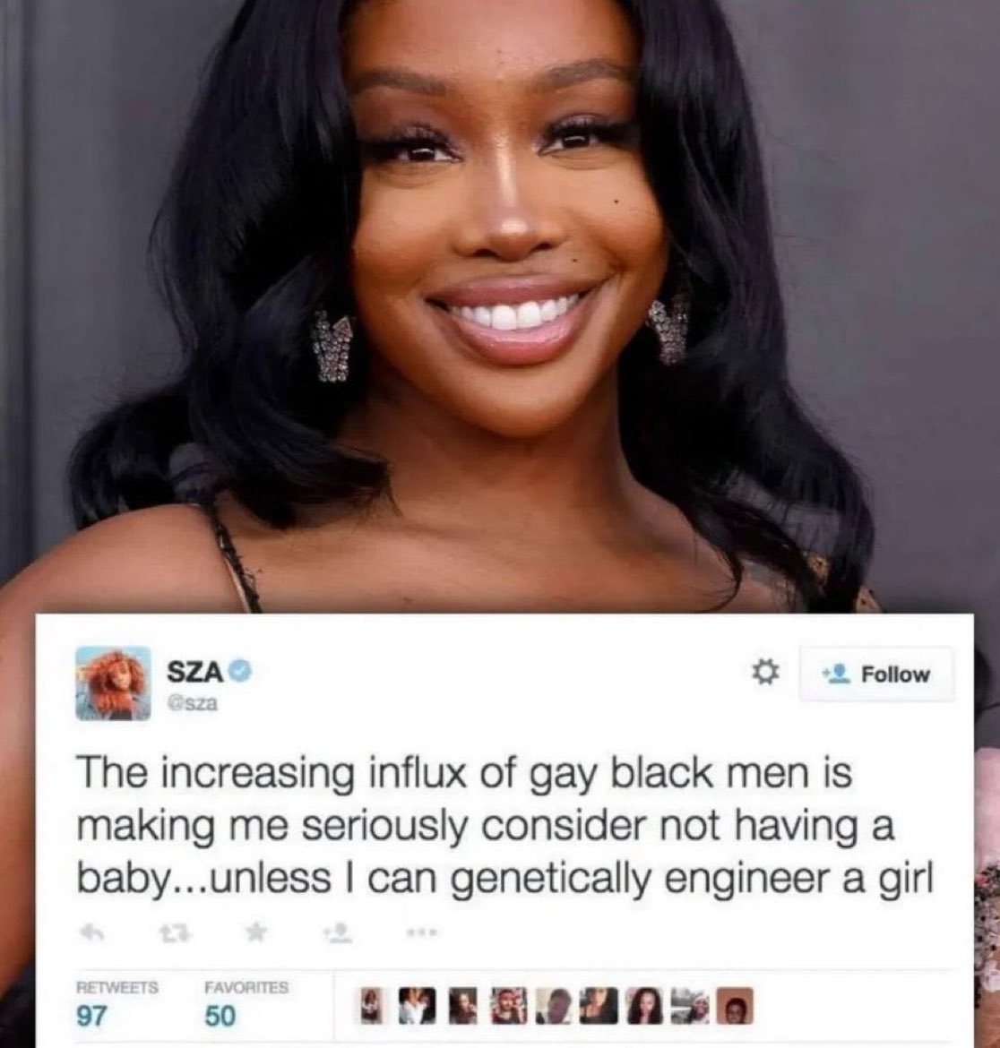 notpopbase's tweet photo. An old tweet from SZA is resurfacing. Thoughts? https://t.co/8WSmvawCaX