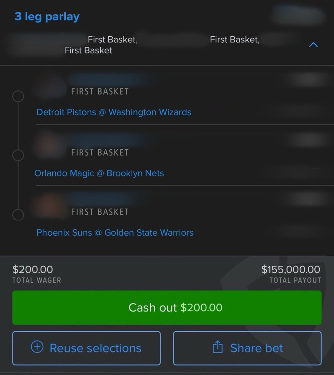 LOCK OF THE YEAR‼️‼️

3 legs. $100 pays over $155,000

LIKE THIS❤️, CLICK RT 🔁 AND COMMENT “PLATINUM” BELOW AND IT WILL LAND IN YOUR DM ✅

Plays Posted Here —> discord.gg/kkkH58rSF