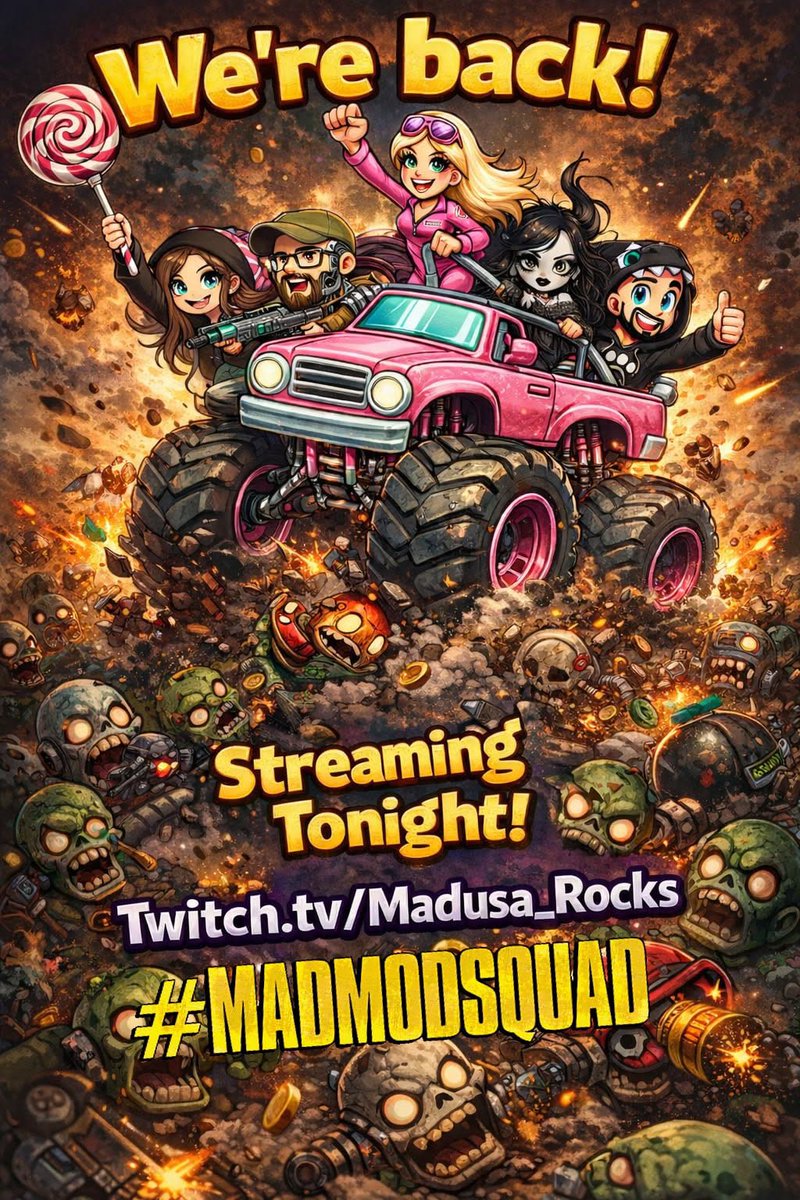 Madusa_rocks's tweet photo. Tonight!! @ 8pm
SEE YOU THERE… be late? Get ready to feel the Blayze.🔥
@madmodsquad #bestmodsever 🔥 https://t.co/vo8vzX3GRG
