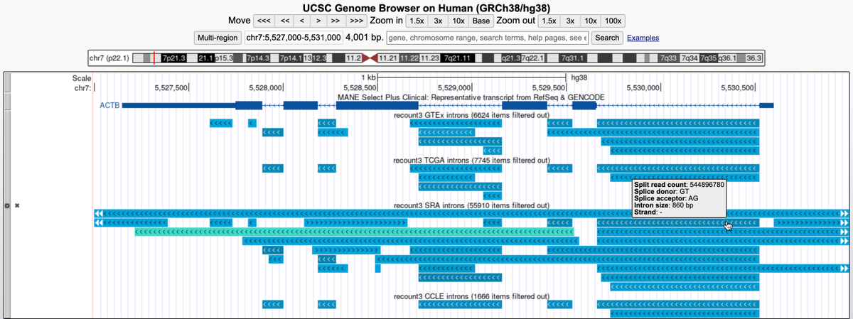 UCSC Genome Browser tweet media