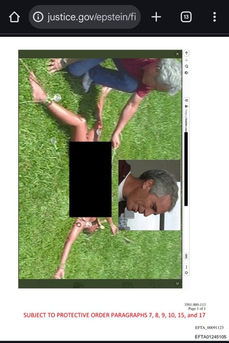 🚨EPSTEİN DOSYASINDAN BÜYÜTEÇLE İŞKENCE ÇIKTI!

Tam uyuyacaktım ki Epstein dosyasındaki bu belge tüm uykumu kaçırdı.

Epstein, küçük yaştaki çocukları güneşin altına yatırıp büyüteçle işkenceye maruz bırakıyor!

Video hali de var fakat onu paylaşamadım, yüreğim dayanmadı.