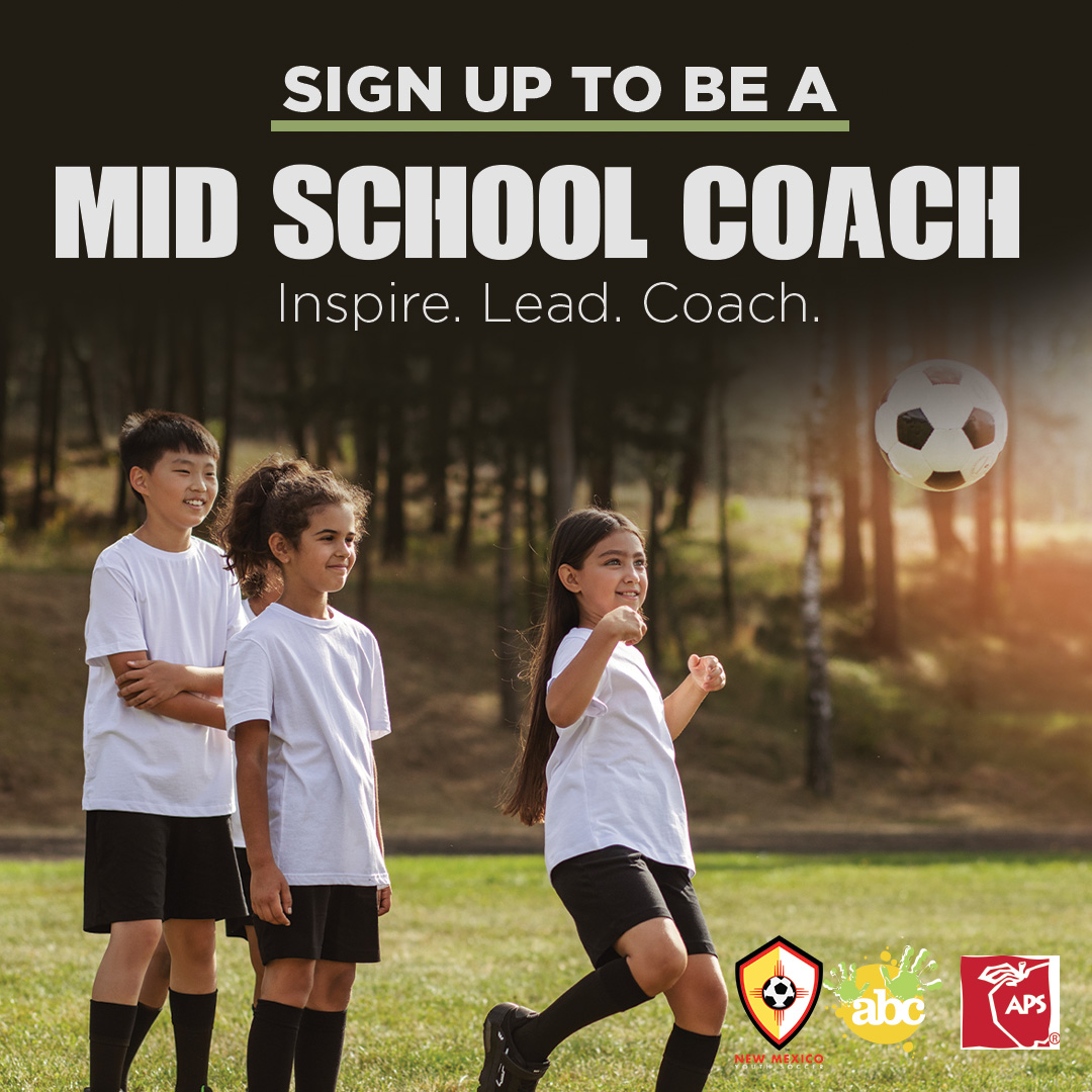 BernCounty's tweet image. Middle school #coaches are needed for the 2026 #soccer season! The season begins on March 11 and includes 7 to 8 games per session. Coaches receive a $1,000 stipend per team, with equipment and uniforms provided.

Interested? Contact programs@nmysa.net or call 505-830-2245.
