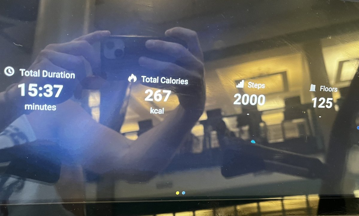 I challenge anyone to beat me on the stiarmaster. Oh yeah, and I was #locked