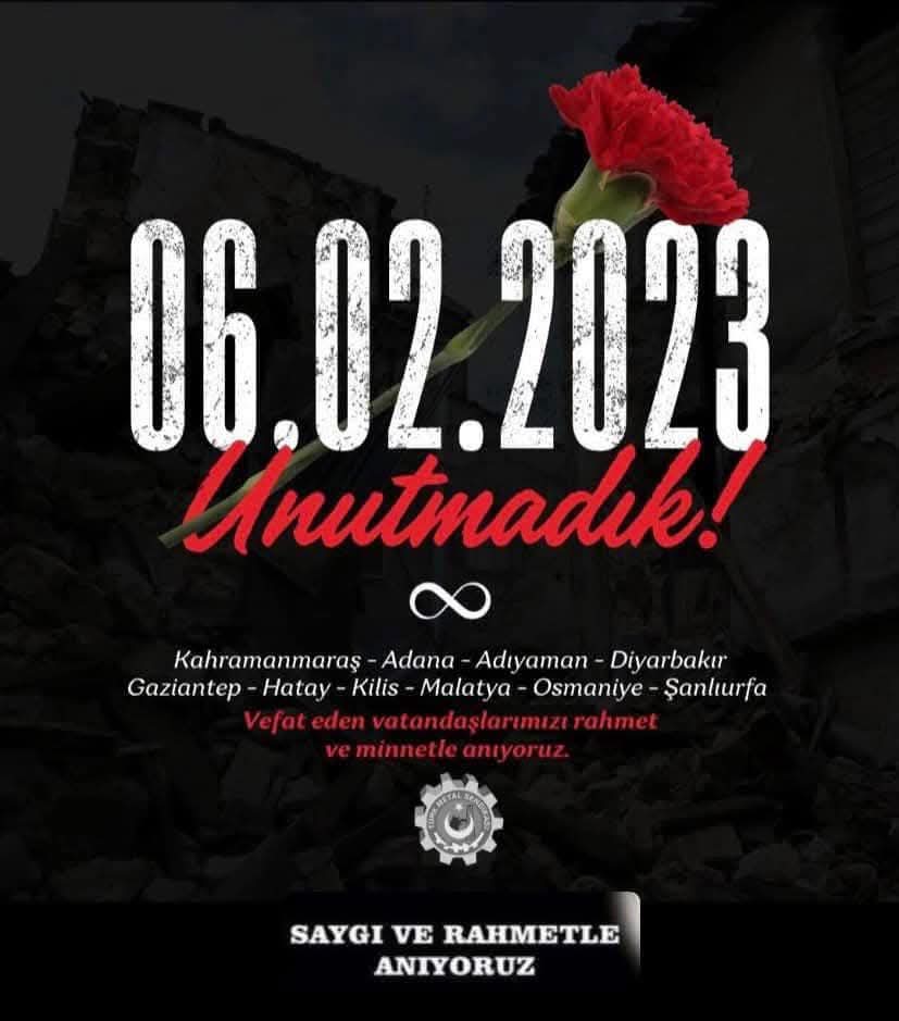 ..... Şubat ayı en kısa aydı ama tarihin en uzun acısını yazdı. 
Nice hayatlar, nice hayaller yok oldu ..... 
#6subat2023
#Unutmadık