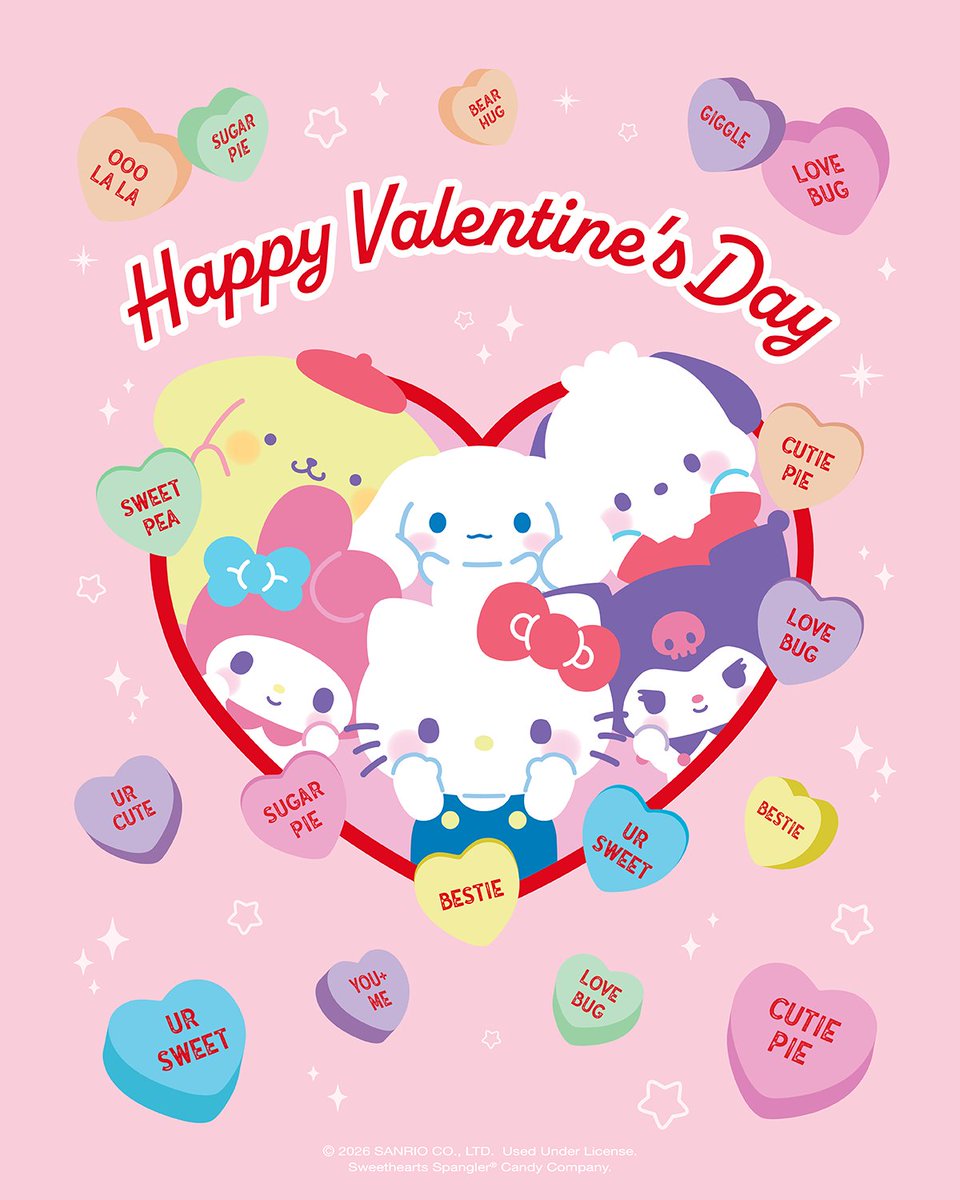 Wishing you a super sweet Valentine’s Day! 💖🩵💛💜
