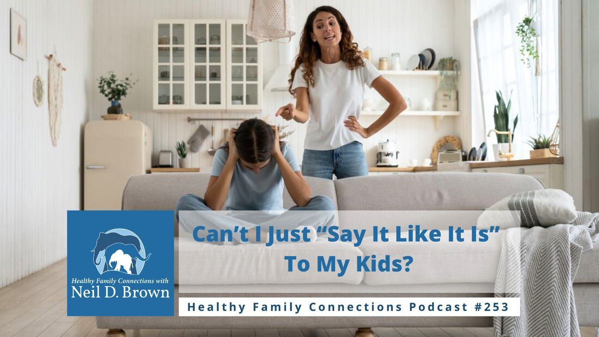 NeilDBrownLCSW's tweet photo. The Health Family Connections newsletter just posted: Can’t I Just ‘Say It Like It Is’ to My Kids? The Difference Between Being Honest and Being Hurtful https://t.co/7GYnBSCfmw https://t.co/NGcROWQCJP