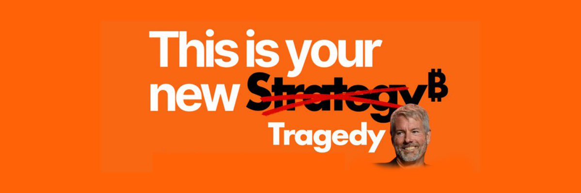 denim_777's tweet image. MicroStrategy has an average buy of $76,086.

At $63,000 they’re down over $2B.

The stock is down 15% in 24h.

They don’t have more cash to buy more atm

Everything looks terrible for them right now.

From MicroStrategy to Macro $Tragedy is a quick move 🤣

@saylor…
