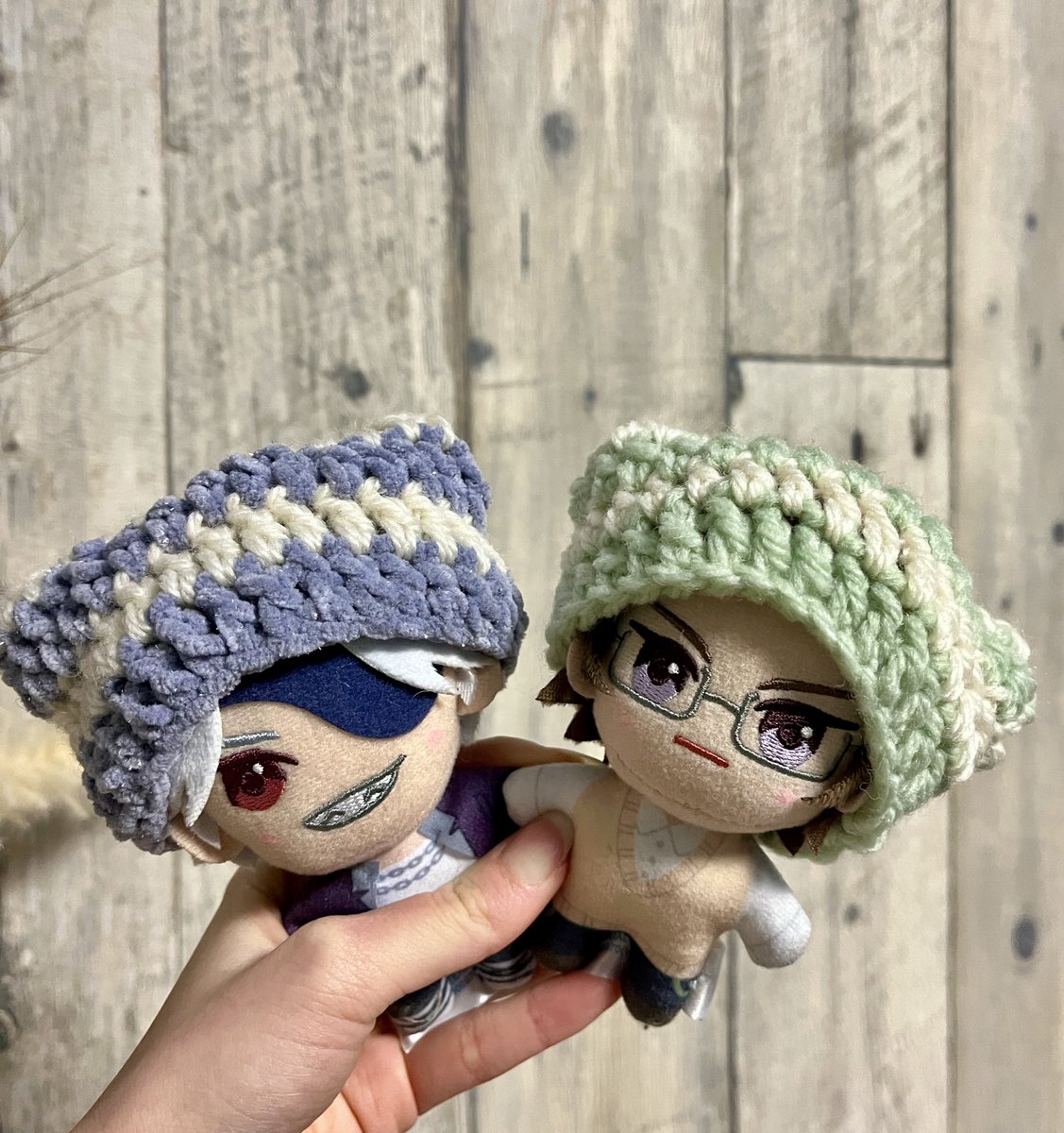 猫耳ニット帽を編みました  かわいい❣️