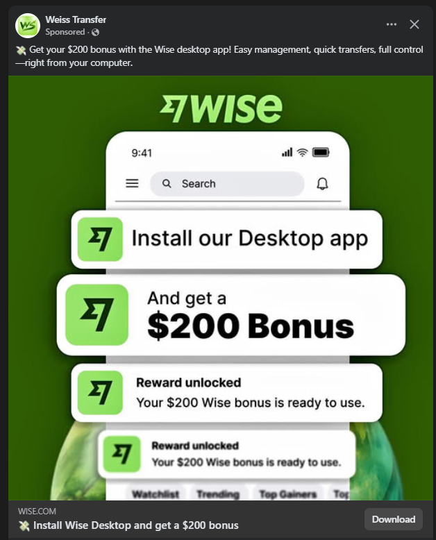sambovernon's tweet photo. @Wise Getting a lot of these on Facebook. https://t.co/mvhm3OwzrZ