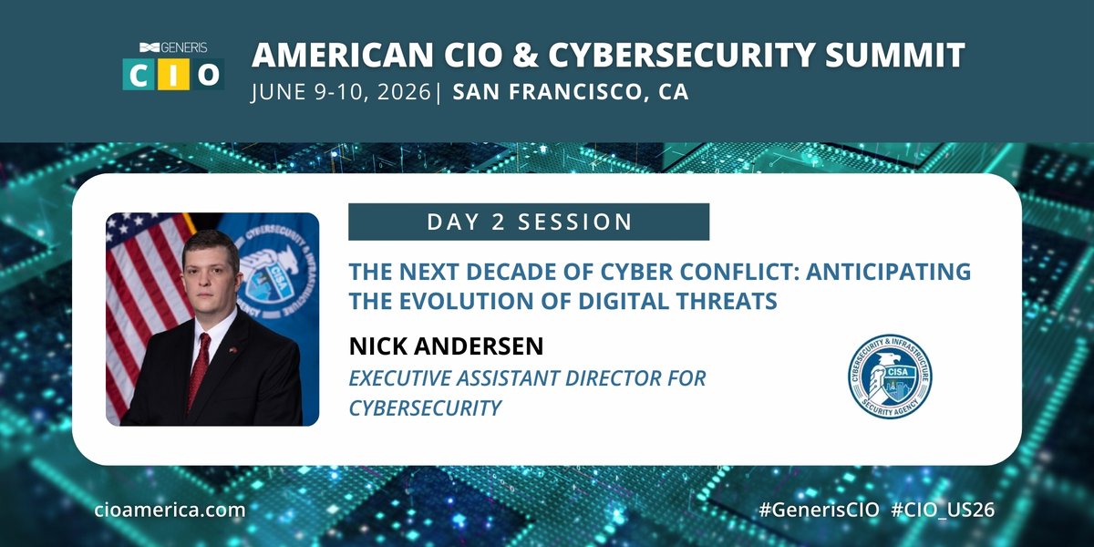 CIO & Cybersecurity America tweet media