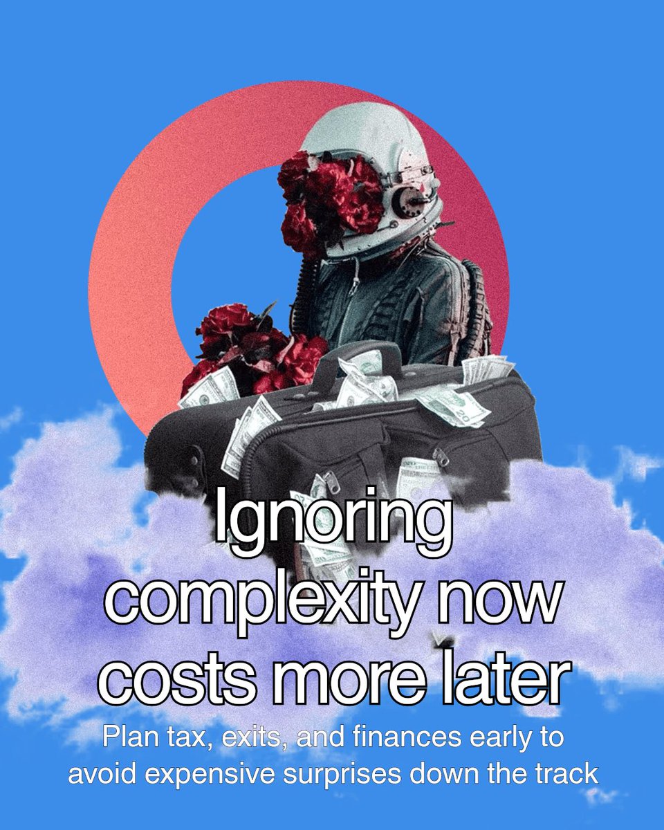 infinity22co's tweet photo. Unmanaged complexity costs more later. Serious founders plan tax, exits, and financial modelling early. 

This is where strategic advice pays for itself. https://t.co/xXhQhtKPPR