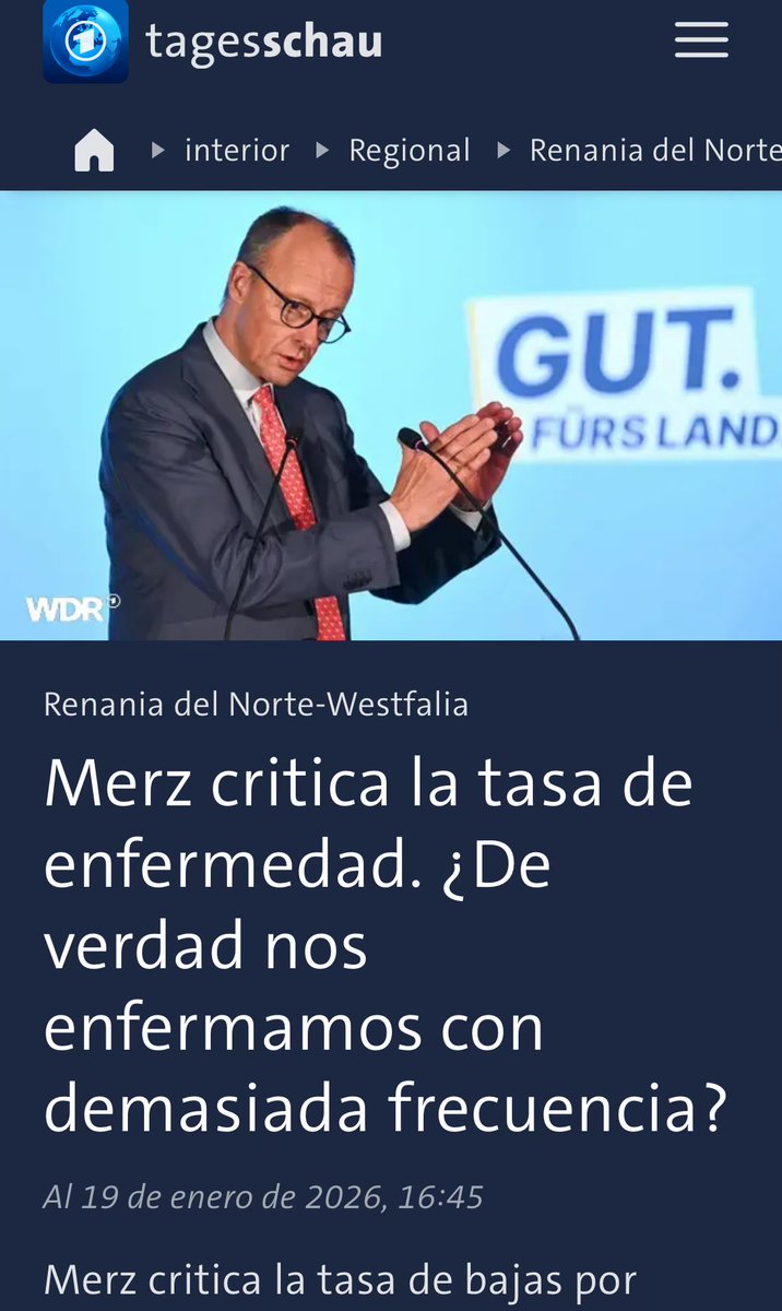 carivid's tweet photo. @Lentejitas @RafaelTimermans Y en Alemania, apenas hay lista de espera como ocurre en España, que en algunas CCAA tardan un año para una cirugía. Pero también hay muchos trabajadores de baja.. así que habría que preguntarse qué está fallando realmente, yo no creo que sea simplemente abuso del sistema. https://t.co/gtTXg0pXF9
