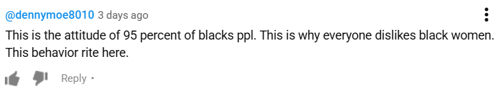 AverageJo44's tweet photo. @TeamYouTube
@YouTube doesn't care! I found TONS OF RACIST COMMENTS under @MidwestSafetyYT
videos. They banned a black friend's comments cuz she called out racism.  *PLS SEE MY FEED* (black suspects in vids). What's being done about this? I won't stop! More: #BlackHistoryMonth https://t.co/7M7Xhki4X4