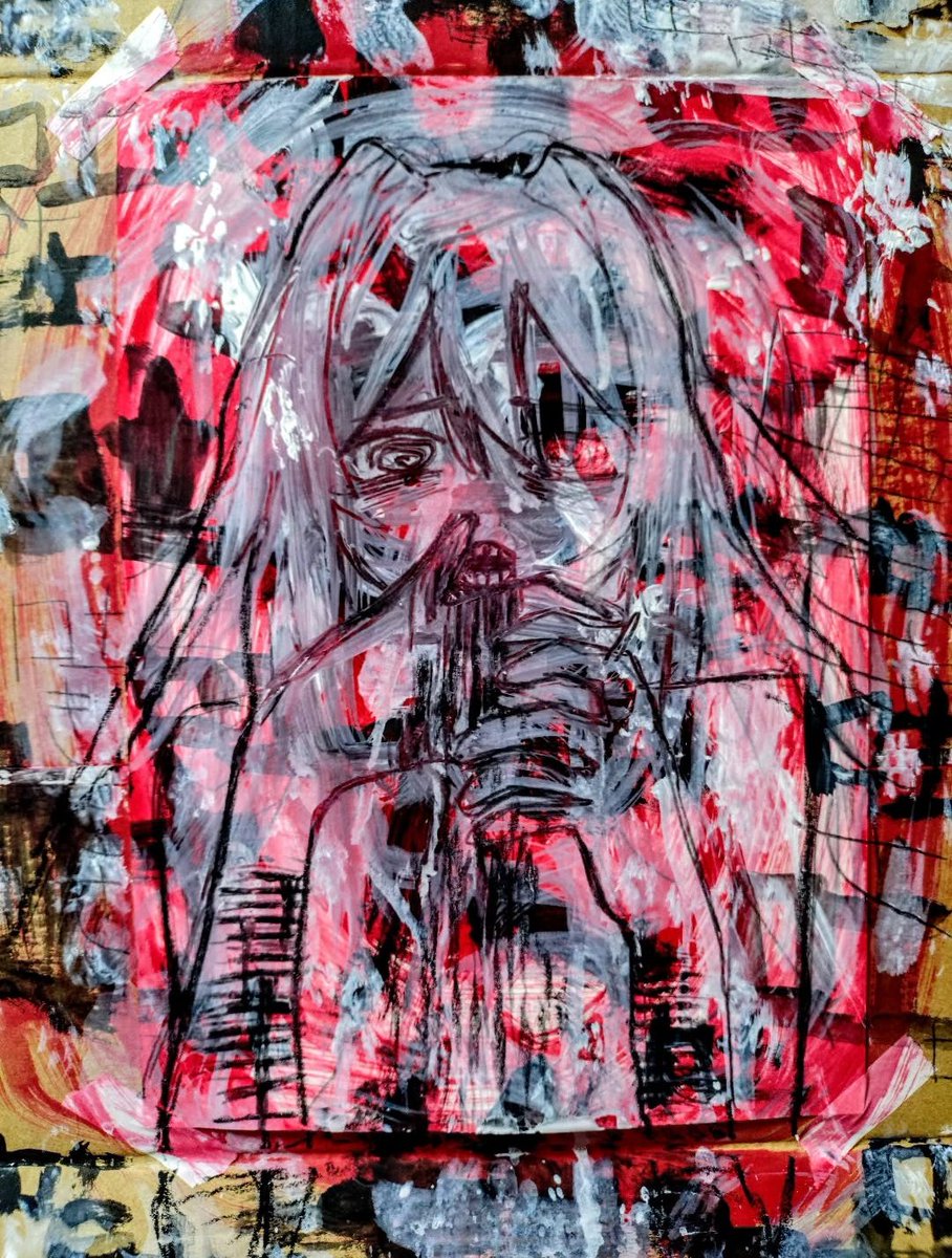 _negau_2's tweet image. 衝動の赤。