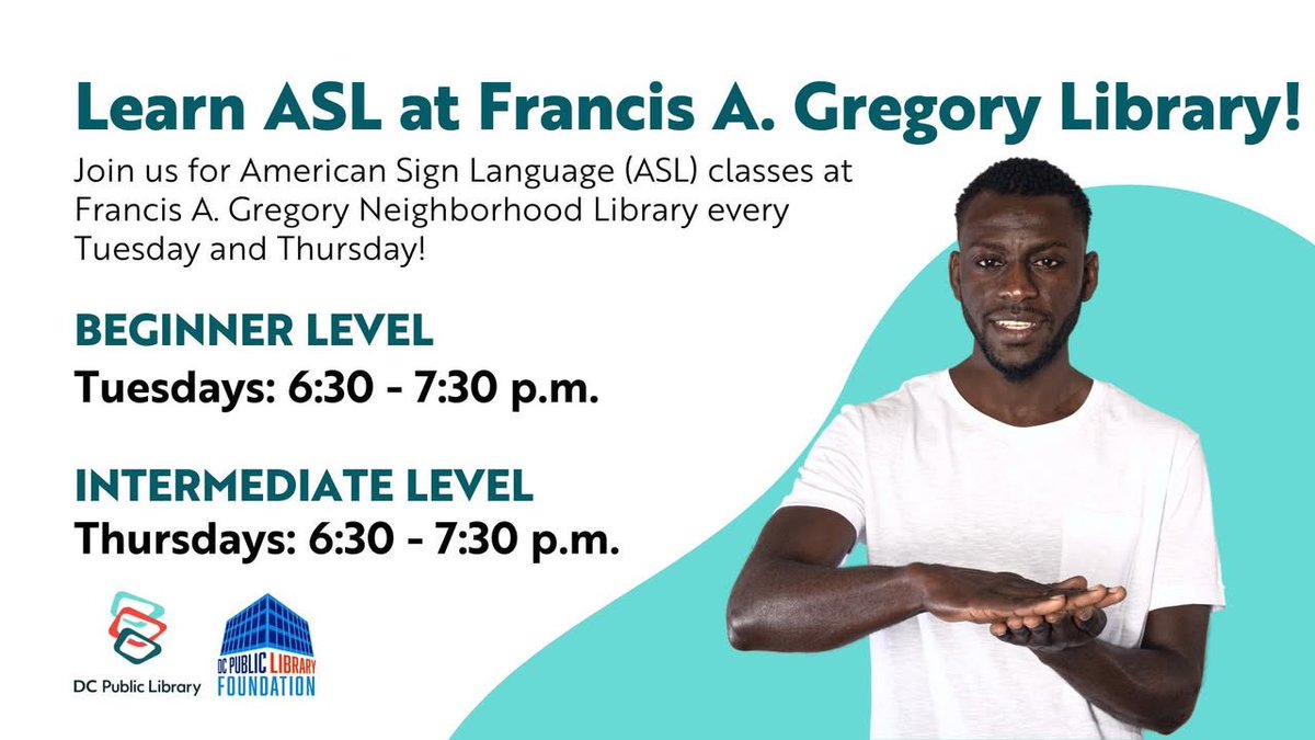 DC residents can learn ASL for free with <a href="/dcpl/">DC Public Library</a>.

‌This is what investing in our nation's leading library system looks like: