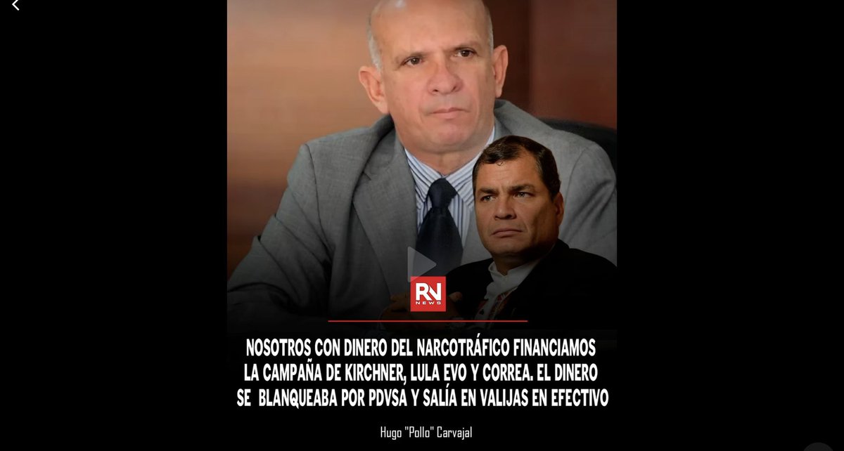 elinformante84's tweet photo. @MashiRafael Hace una hora escribió en X un tuit diciendo que TODOS MIENTEN incluido el #PolloCarvajal en USA.
Que solo quieren destruir LA IZQUIERDA..

En diciembre se publicó una carta de #Carvajal denunciando a todos los países que fueron financiados por #Venezuela a través de #PDVSA y usando el sistema #SMARMATIC para hacer fraude en las elecciones..

#RafaelCorrea RECONOCIÓ CON MUCHO ORGULLO QUE ERA EL ASESOR ECONÓMICO DE #Venezuela, es decir que ÉL repartía el dinero #Narco a países de América y Europa.

Pero TODOS MIENTEN, dice.