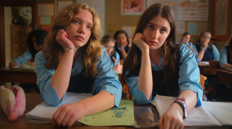 AWFJ's tweet image. Shown at #Sundance2026, #ExtraGeography is "a gleefully glib English boarding school satire that tumbles down a tangled path," says @geekgirlriot, finding it a kindred spirit to #Clueless and #10ThingsIHateAboutYou. More here. awfj.org/blog/2026/02/0…