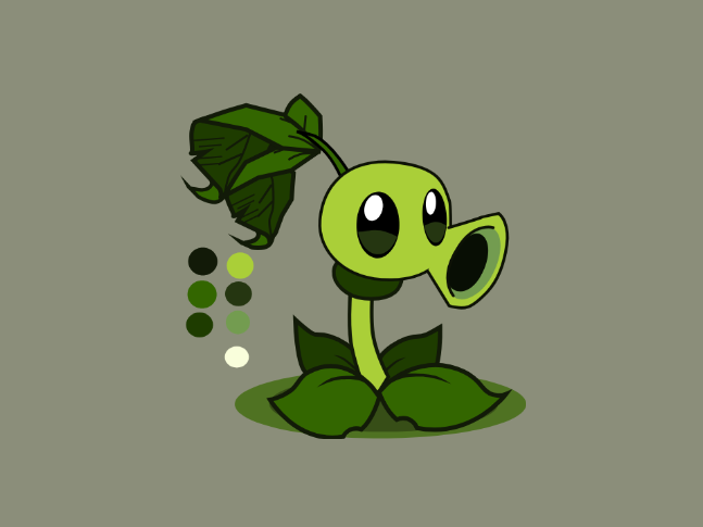 I forgot I was a PvZ artist so here's peashooter design concept
#plantsvszombiesfanart #plantsvszombies