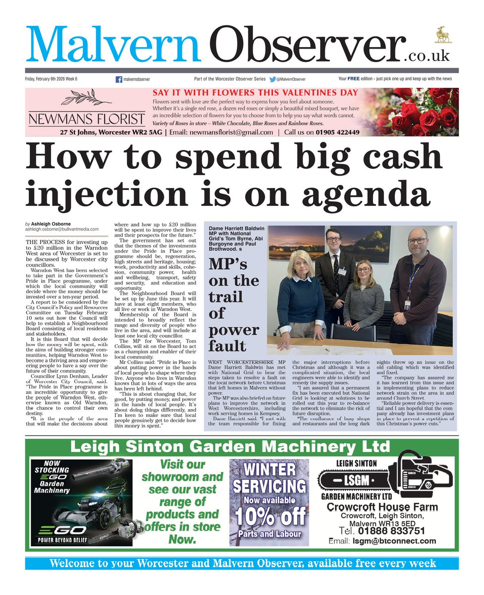 Malvern Observer tweet media