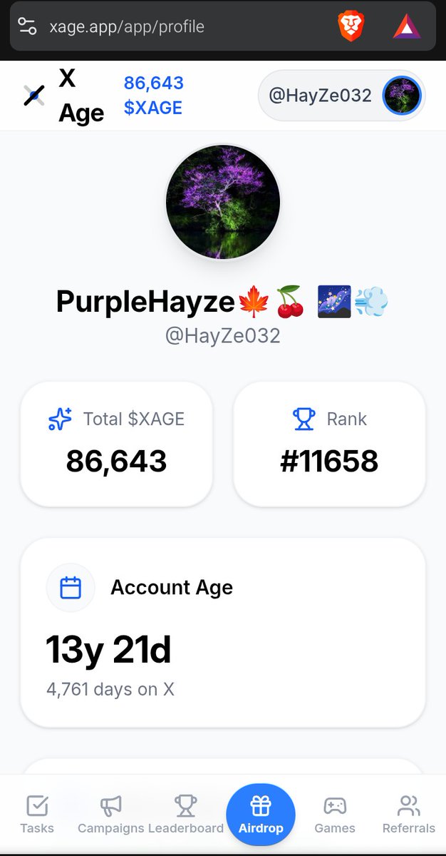 If you’ve had an X account for YEARS and never farmed anything from it… you’re leaving money on the table.
$XAGE is finally rewarding account age + activity. Early birds always eat. Be early for once 
xage.app/app?ref=313E52…
