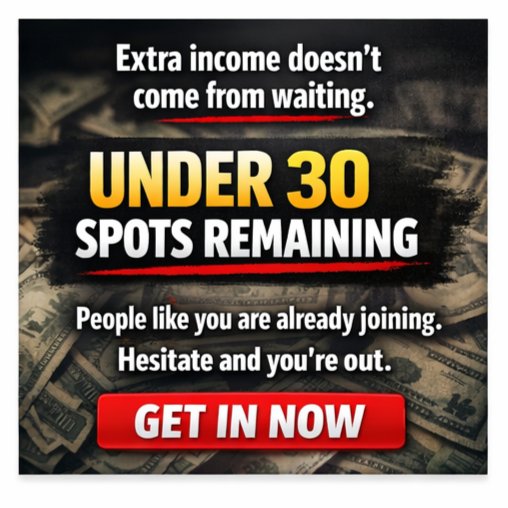PAA_Holdings's tweet photo. Extra income doesn’t come from waiting.
⚠️ Under 30 spots remaining
People like you are already joining.
Hesitate and you’re out.
👉 Get in now. https://t.co/EnOrhQotjw
https://t.co/YiZ5PGYN9o
#SideHustle #ExtraIncome #MoneyTok #MakeMoneyOnline #IncomeBoost https://t.co/rwsew0QFNL