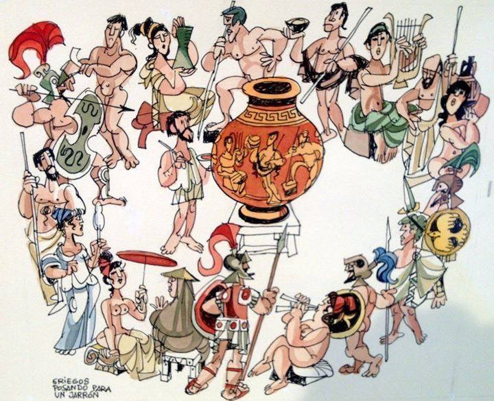 El Olimpo, por Mingote.