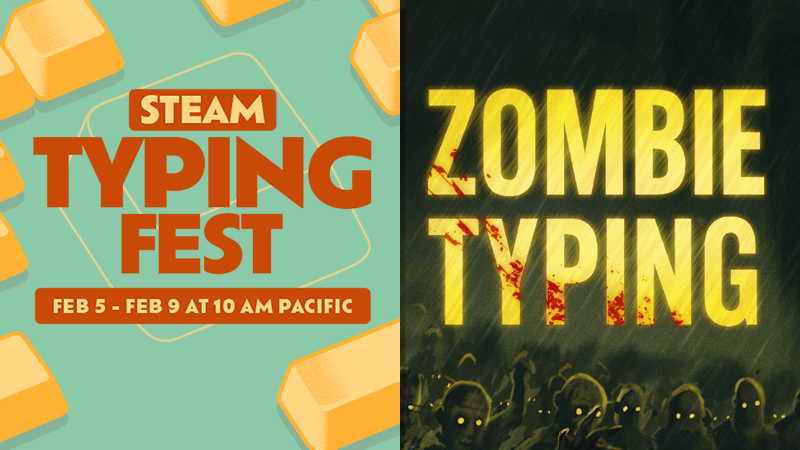 cbGameDev's tweet photo. Steam Typing Fest is LIVE

Zombie Typing is part of the festival!

It's typing meets survival. Go put your keyboard skills to the test under zombie pressure.

Play the demo for free on Steam👇
https://t.co/loRIigqjgf

#SteamTypingFest #IndieDev #TypingGame https://t.co/7Qrb2aAylY