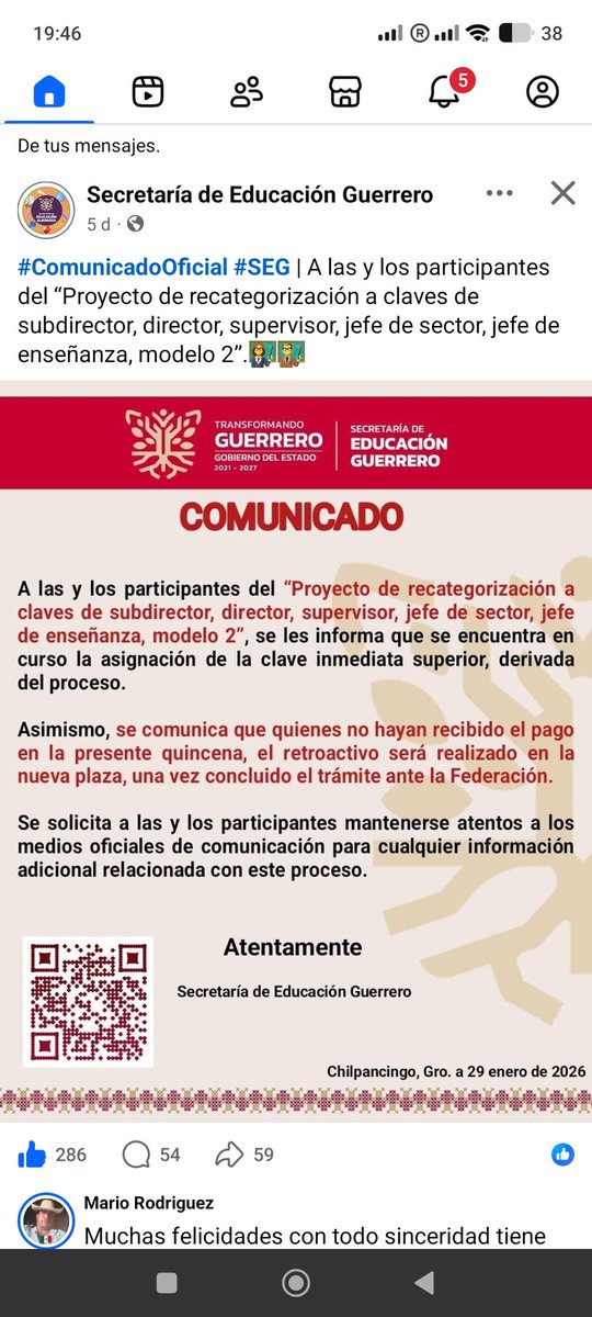 Chopas05's tweet photo. @EducGuerrero Me podrían dar más información de este comunicado? https://t.co/jTO3bPd64M