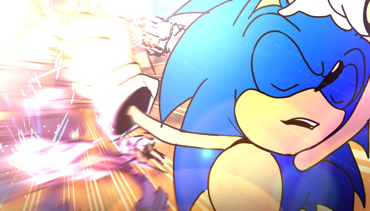 1991OneWayDream's tweet photo. There's no way I'd fall in love with a brute like you~! 'Sides, I'm taken by beeauutiful princess. 
Though, can't say I'm surprised you've fallen for me, I AM pretty handsome and rad hedgehog!! https://t.co/PqDYhqwSZf