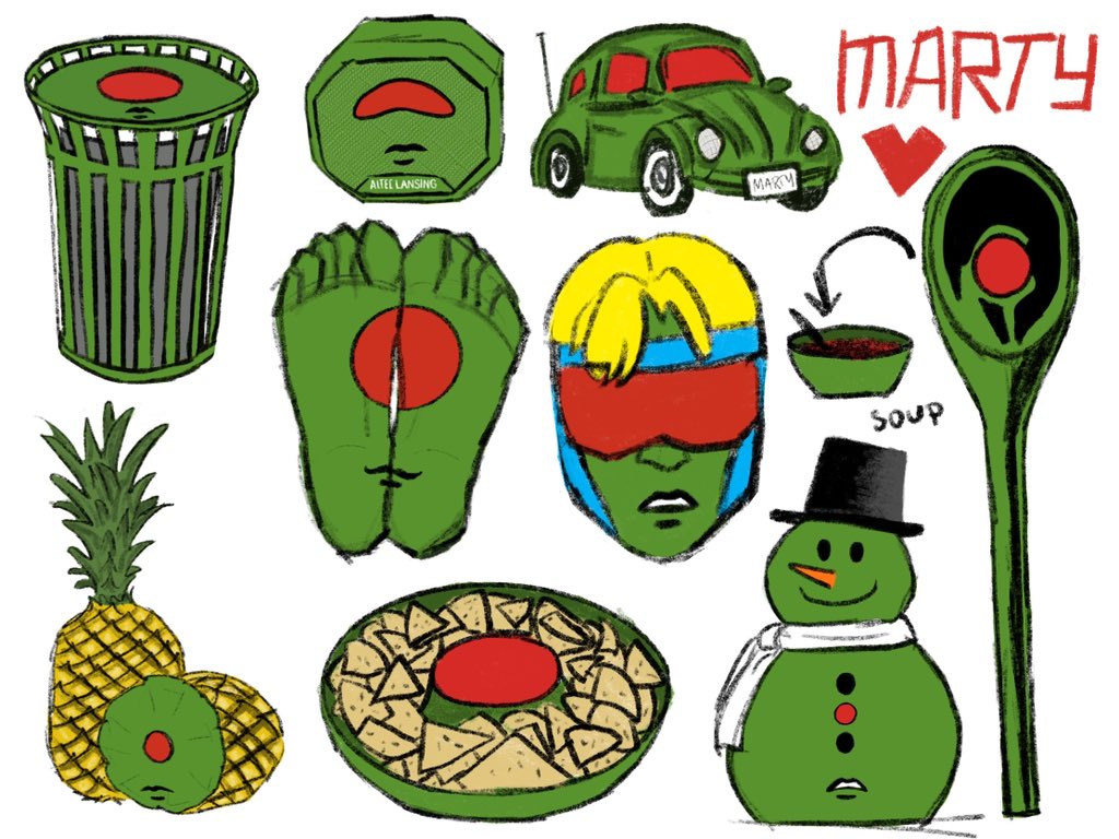 Martian manhunter-ifying random things as requested by my followers