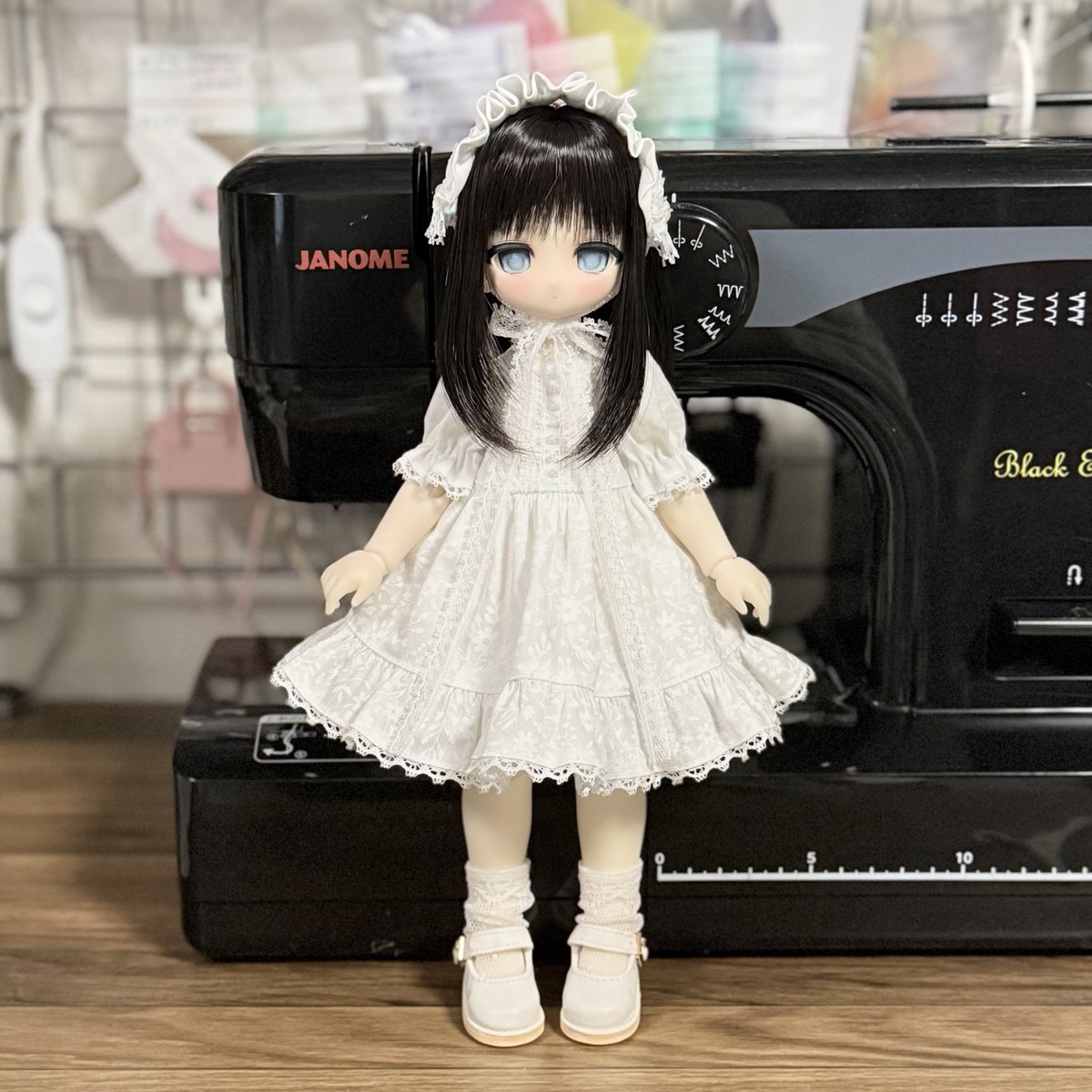 真っ白ワンピースセット完成✨