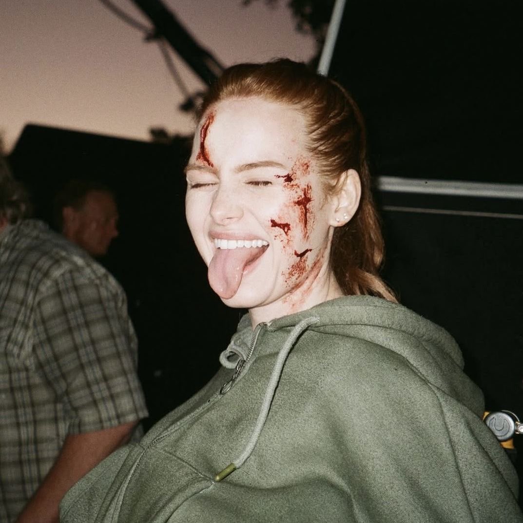 You’re about to see this girl again on the big screen because The Strangers - Chapter 3 is out TOMORROW. Go see Maya kick ass 🙂‍↕️