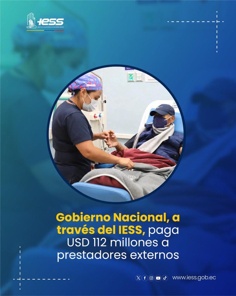 IESSec's tweet image. 🫱🏻‍🫲🏼 Cumplimos con el pago a prestadores externos para asegurar la continuidad de los servicios de salud y el bienestar de los asegurados.

Conoce más en nuestro #BoletínIESS ➡️ acortar.link/gBhdk2