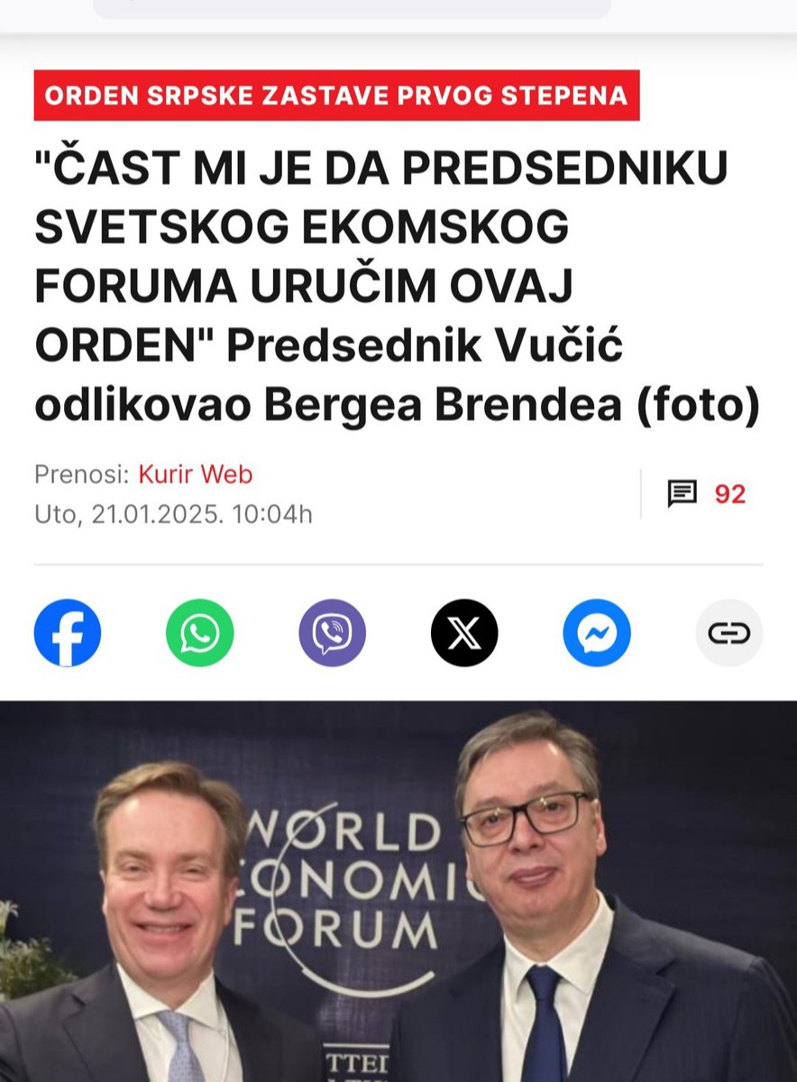 MajjjjaMajjjja's tweet photo. Vizionar AcaSrbin odlikovao prvog coveka SEF protiv kog je SEF otvorio istragu zbog druzenja sa Epstajnom.🤕 https://t.co/iQR7MvqsiW