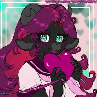 First pair of two valentine's day PFP lover's set for <a href="/MotherSnowy/">Mommy</a> and <a href="/SammyButterfly_/">Sammy Butterfly</a> ! Fursona version! #furry
