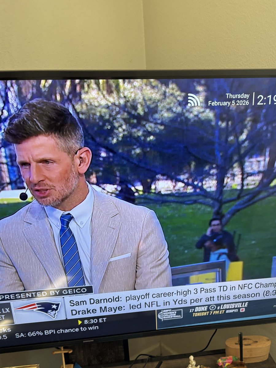 Made it onto <a href="/SportsCenter/">SportsCenter</a> <a href="/danorlovsky7/">Dan Orlovsky</a> #SuperBowlLX