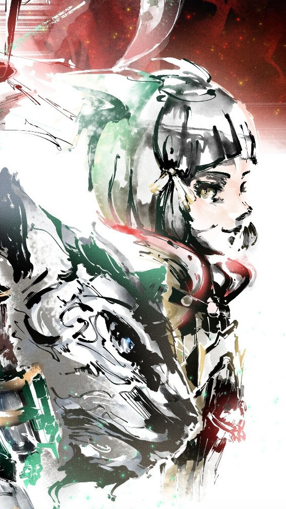 HouseQuay's tweet photo. Some close-ups of my Xenoblade 2 celebration art, I don't believe I ever zoomed in for a post https://t.co/oxNEEkL4Wl