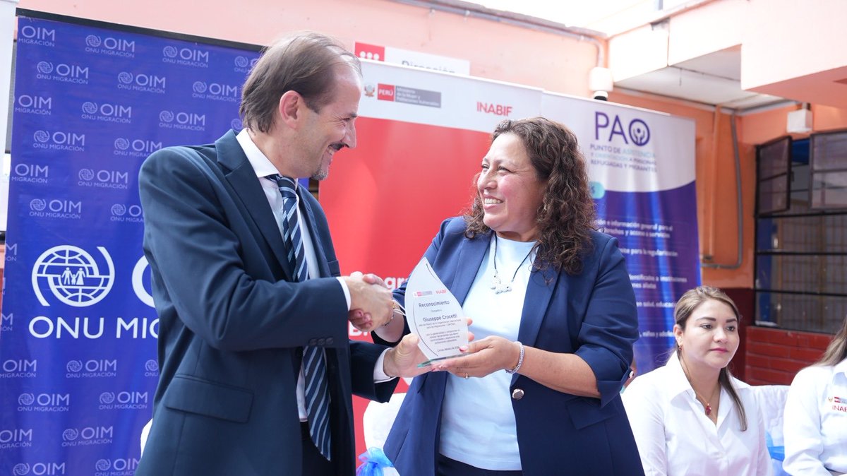 G_Crocetti's tweet photo. Es una gran alegría inaugurar, junto a la ministra del @MimpPeru , el Embajador de la República de Corea 🇰🇷y la directora del @mimpinabif , el Punto de Atención y Orientación (PAO) en el CEDIF Collique. https://t.co/0FSCcBHZe1