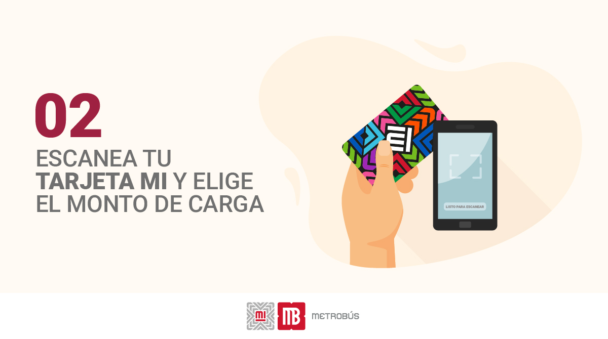 MetrobusCDMX's tweet photo. Recarga tu tarjeta #MI en 4 sencillos pasos con la #AppCDMX. 👇🏻😀

🔹Google Play: https://t.co/OY3p3gIVQC

🔹iOS: https://t.co/zLLBLKvPS5 https://t.co/t4HJiEn0Mt